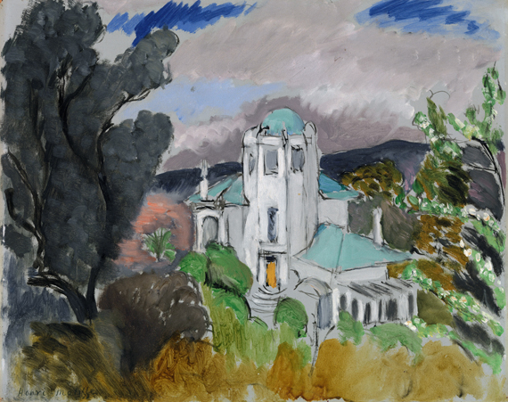 Blue Villa by Henri Matisse, oil painting reproduction on canvas Blue Villa