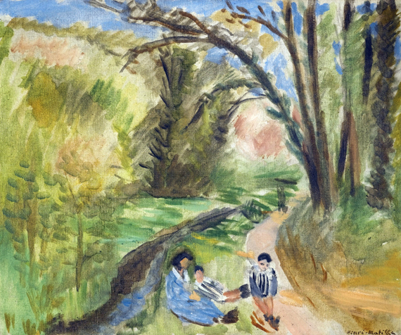 Petit paysage du midi by Henri Matisse, oil painting reproduction on canvas Petit paysage du midi