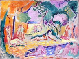 Christ on the Cross Sketch for "Le Bonheur de vivre” ("The Joy of Life”)