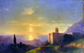 Moonlit Night by the Sea 1852