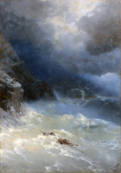 The storm at Cape Aya 1899