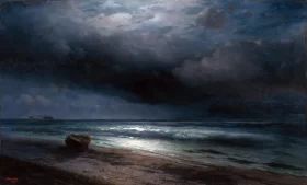 A Moonlit Night at Sea 1885