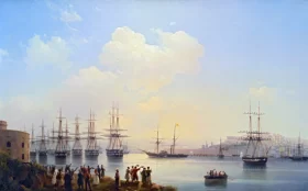 A Russian Squadron on the Sevastopole Roadstead 1846