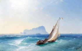 The Bay of Naples with Capri