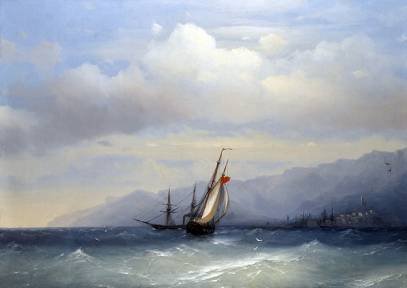 The Coast at Yalta, 1851