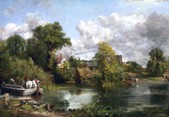 The White Horse 1819 by John Constable, oil painting reproduction on canvas The White Horse 1819