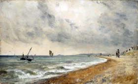 Hove Beach, with Fishing Boats 1824