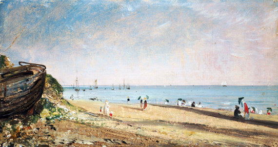 Brighton Beach 1824 by John Constable, oil painting reproduction on canvas Brighton Beach 1824