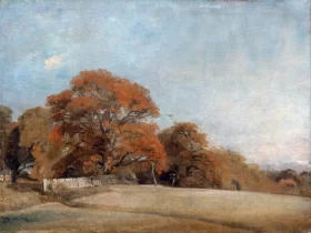 An Autumnal Landscape at East Bergholt
