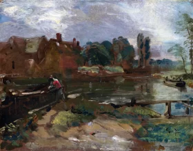 Flatford Mill from the Lock 1810