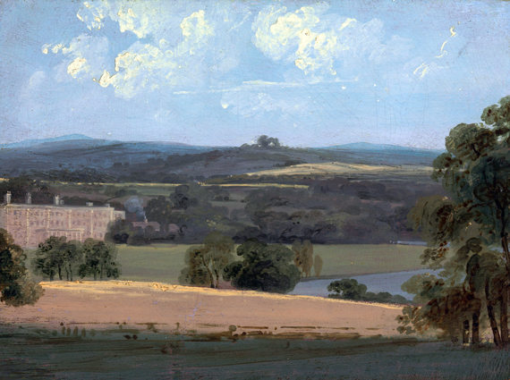 Trentham Park 1801 by John Constable, oil painting reproduction on canvas Trentham Park 1801