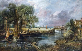 Sketch for ‘View on the Stour, Near Dedham'