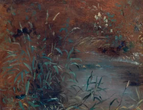 Rushes by a pool 1821