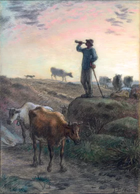 Calling Home the Cows 1866