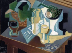 La table devant le bâtiment 1919