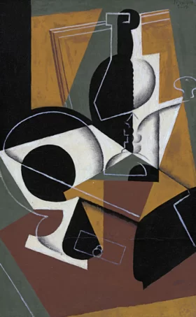 Moulin à café et bouteille 1917