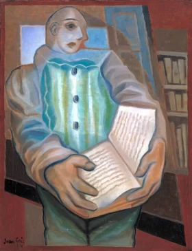 Pierrot with Book 1924
