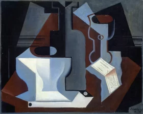 Water-Bottle, Bowl and Glass 1919