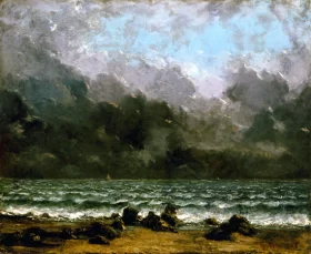 Reclining Nude The Sea 1865