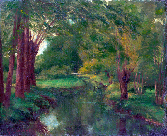 A Brook in a Clearing 1862 by Gustave Courbet, oil painting reproduction on canvas A Brook in a Clearing 1862