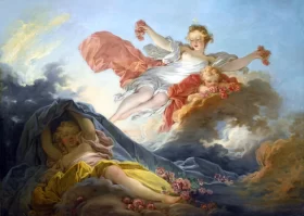 The goddess Aurora triumphing over Night