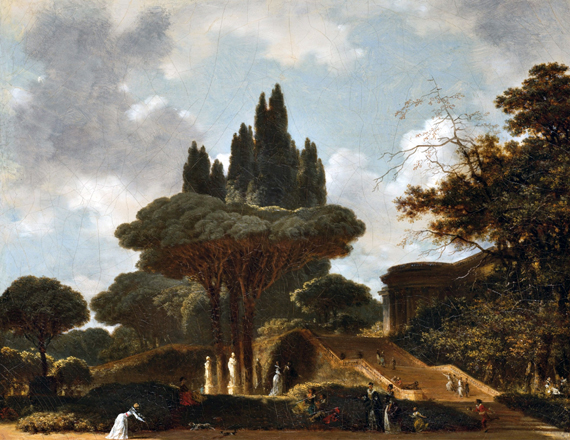 Paysage italien agrave