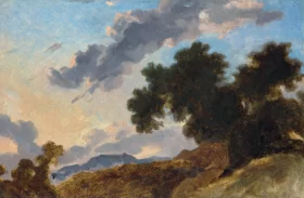 Mountain Landscape at Sunset 1765