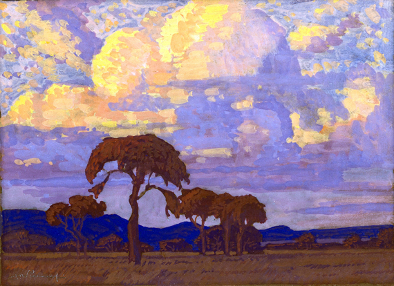 Highveld landscape with Clouds