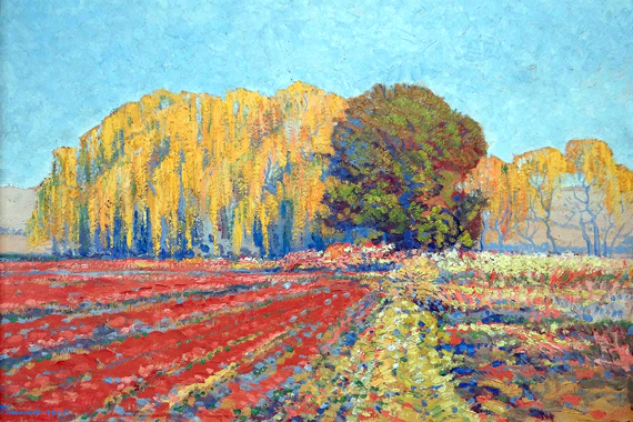 Landscape with Willow Trees