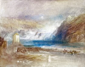 Falls of the Rhine at Schaffhausen, Front View 1841