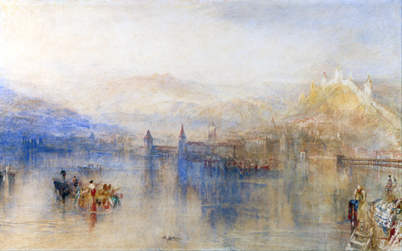 Lucerne from the Lake by J.M.W. Turner, oil painting reproduction on canvas Lucerne from the Lake