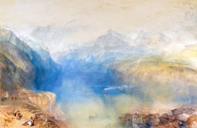 The Lake of Lucerne from Brunnen