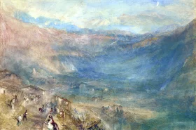 The Brunig Pass from Meringen, Switzerland