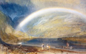 Rainbow- A View on the Rhine from Dunkholder Vinyard 1819