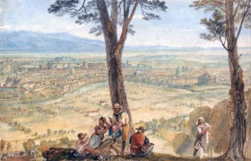 Rome from Monte Mario 1818