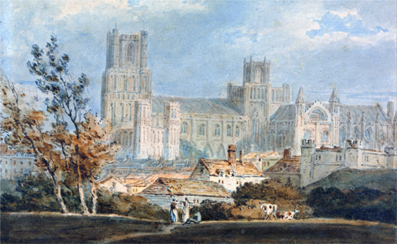 View of Ely Cathedral 1796