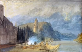 The Roman Tower, Andernach 1817