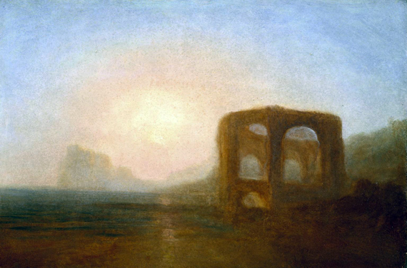 Seacoast with Ruin, probably the Bay of Baiae 1828