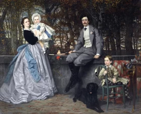 Russian Village, Patterns Marquis and Marchioness of Miramon and their Children