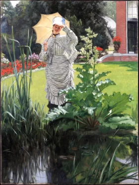 Man With Samovar Spring Morning