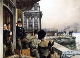 The Young Methymneans The Terrace of the Trafalgar Tavern Greenwich London