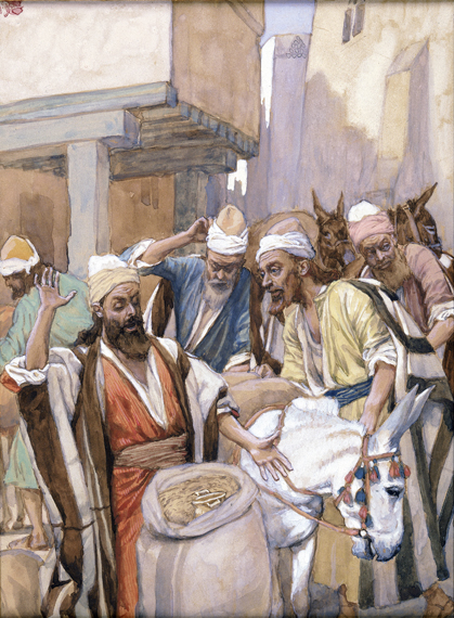 The Cup Found by James Tissot, oil painting reproduction on canvas The Cup Found