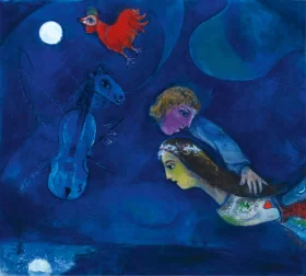Coq Rouge Dans la Nuit