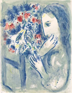 Femme pres de la fenetre