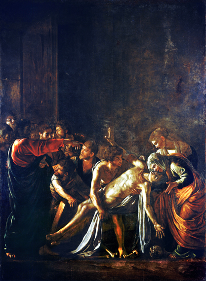 Resurrection of Lazarus 1609 by Caravaggio, oil painting reproduction on canvas Resurrection of Lazarus 1609