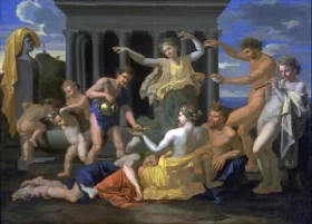 Bacchanale Before a Temple