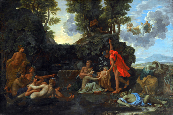 The Infant Bacchus Entrusted to the Nymphs of Nysa, The Death of Echo and Narcissus 1657