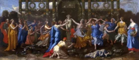 Hymenaios Disguised as a Woman During an Offering to Priapus