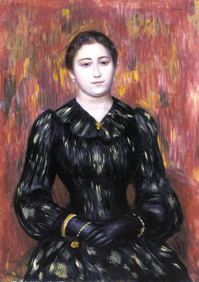 Portrait of Mme. Paulin by Pierre Auguste Renoir, oil painting reproduction on canvas Portrait of Mme. Paulin