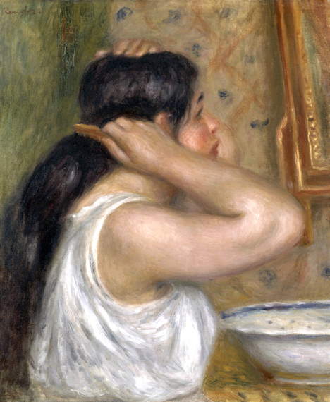 The Toilette, Woman Combing Her Hair